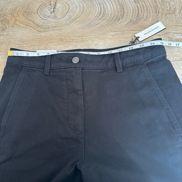 Banana Republic The Weekender Straight Leg Pant Black 6 713476 - Picture 12 of 14